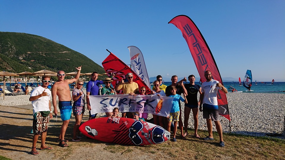 Surfski szkoła windsurfingu Lefkada