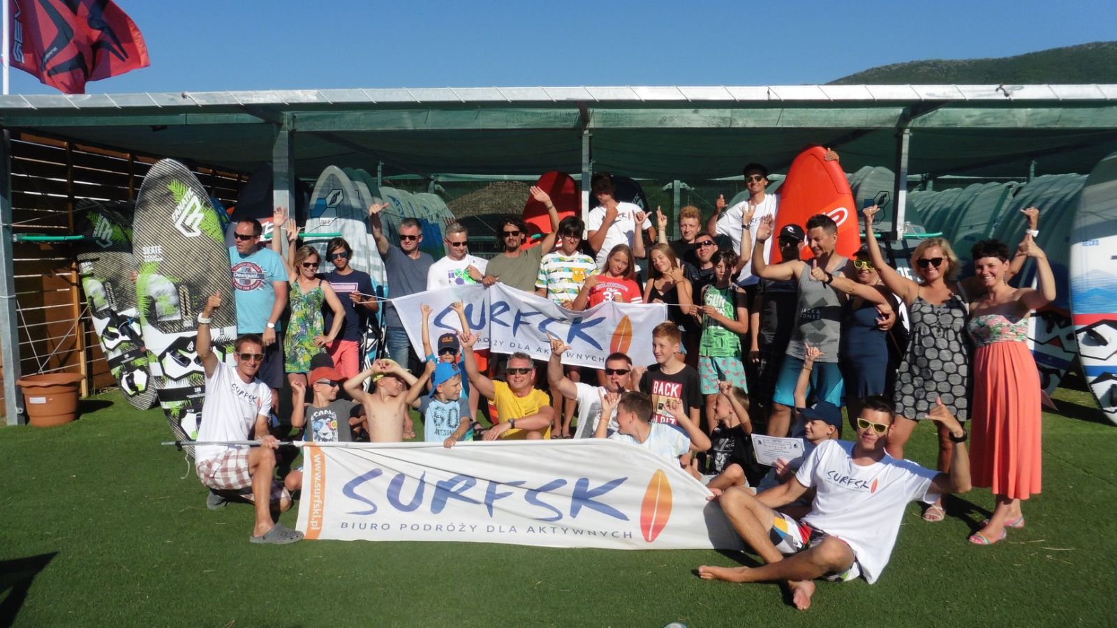 szkoła windsurfingu Vassiliki
